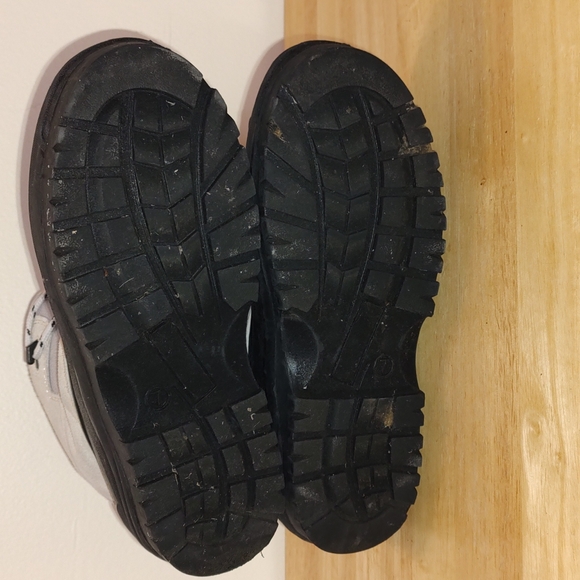 Winter Boots Itasca Thinsulate Womens Size 7 Pink and Gray Laces - Picture 5 of 8